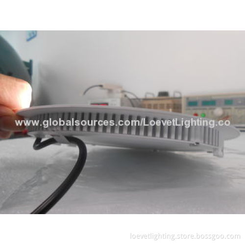 LED Round Panel Light, 80lm/W High-luminous Efficiency with White Frame